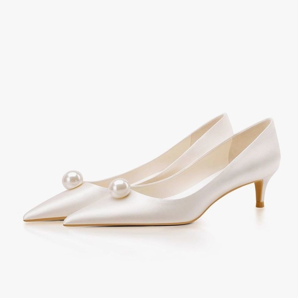Women'S Formal Wear To A Wedding - Nouvelles chaussures de mariée en satin