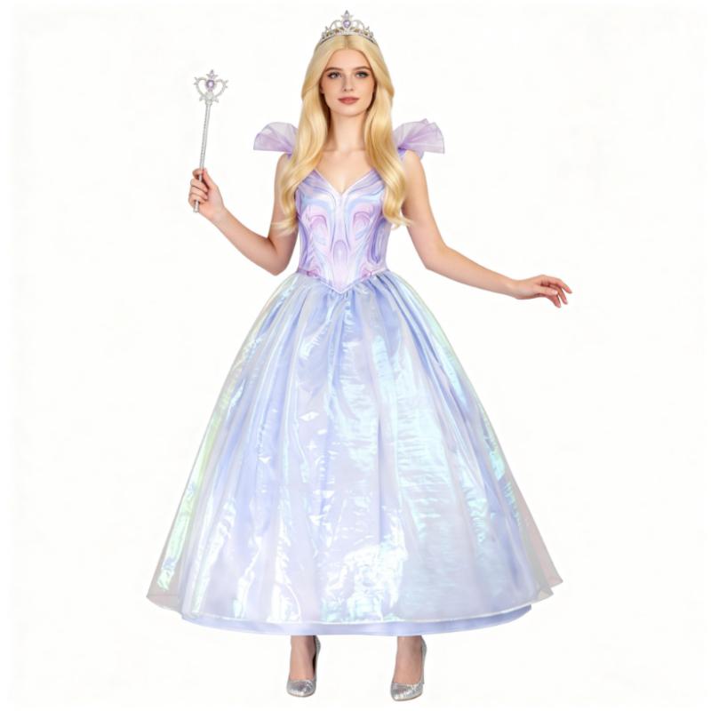 Women'S Formal Wear To A Wedding - Costume de cosplay Glinda des films