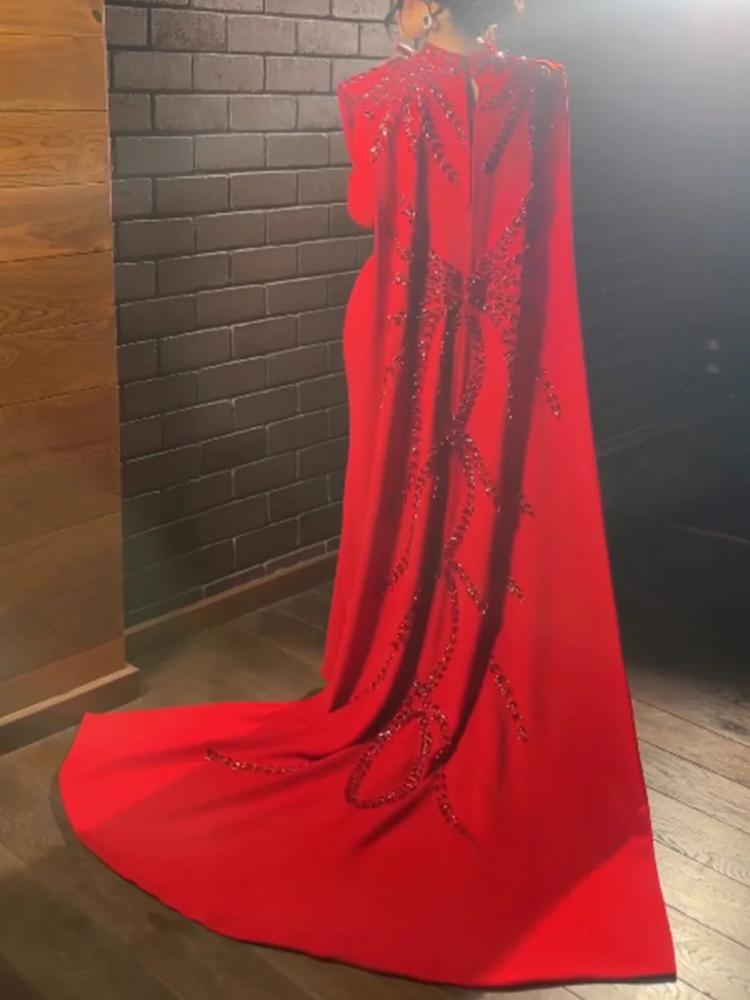 Women Formal Party Wear Dress - Robe de soirée rouge personnalisée à