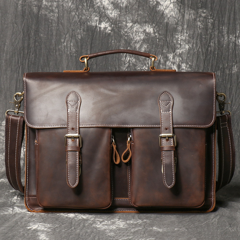 Structured Handbag Work - Sac à main en cuir de