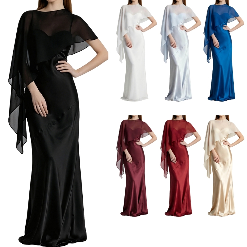 Women'S Formal Wear For A Wedding Guest - R7UF – châle en mousseline soie