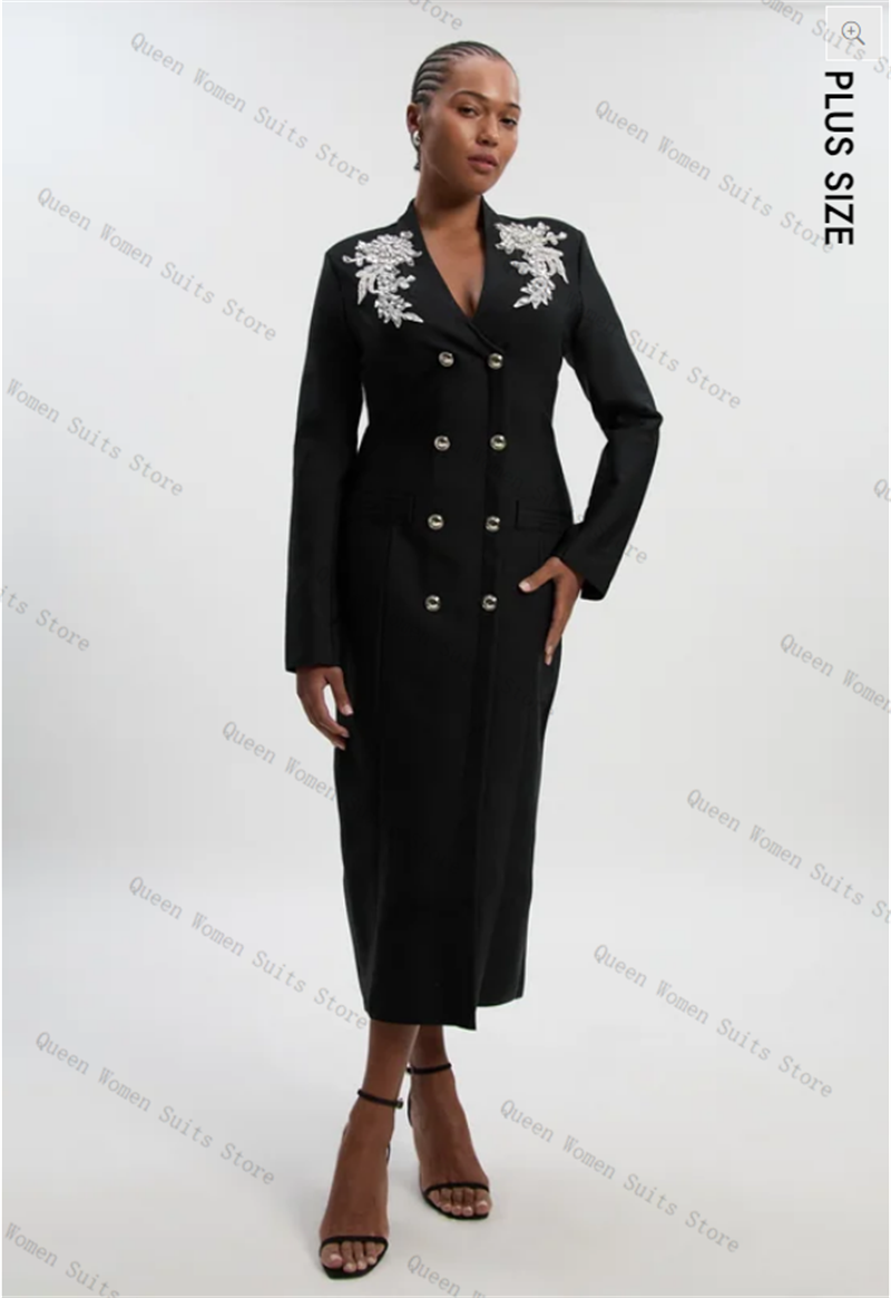 Women'S Formal Wear For A Wedding Guest - Costume en coton noir pour femmes,