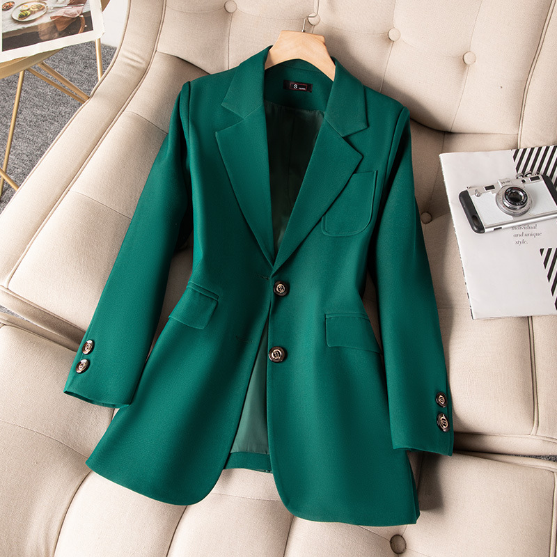 Women'S Office Formal Wear For Ladies - Veste à boutonnage simple à manches