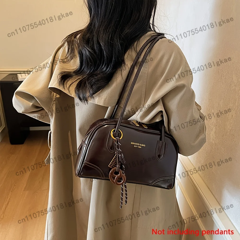 Structured Handbag Work - Sac fourre-tout vintage Boston pour femme