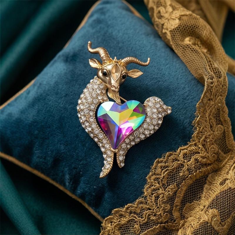 Broche unique en strass en for - Unique Women'S Formal Wear avis et prix