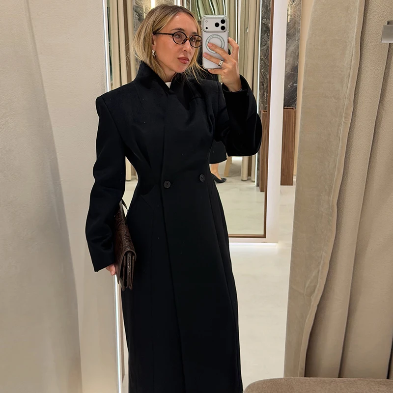 Manteau maxi femme pour le tra - Tailored Coat Wool avis et prix