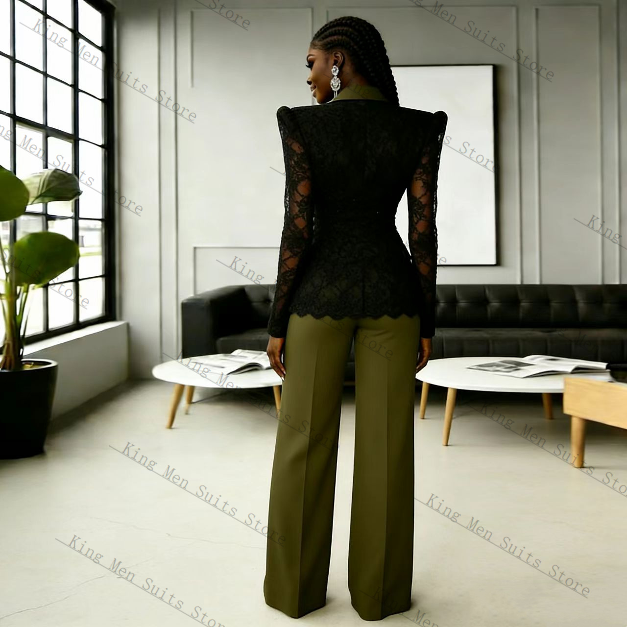 Ensemble tailleur femme vert e - Women'S Formal Wear For A Wedding Guest avis et prix