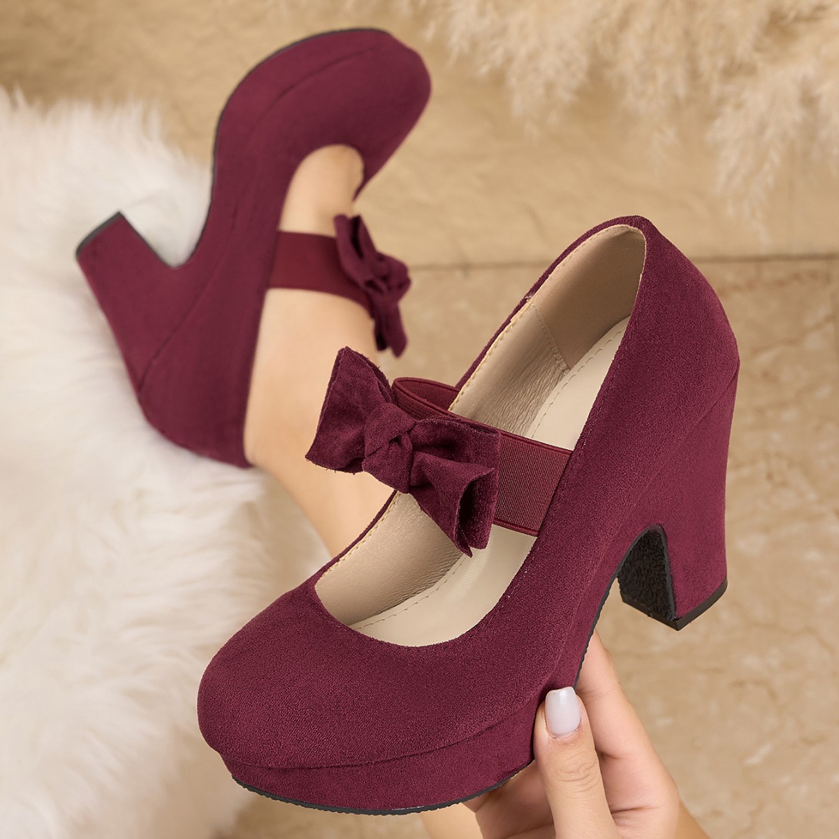 Chaussures Mary Jane à talon é - Women Formal Office Wear Shoes avis et prix