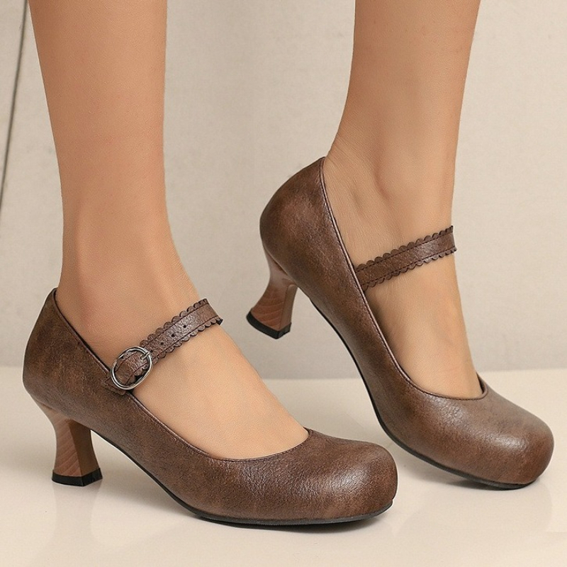 Chaussures Mary Jane rétro pou - Women Formal Wear With Shoes avis et prix