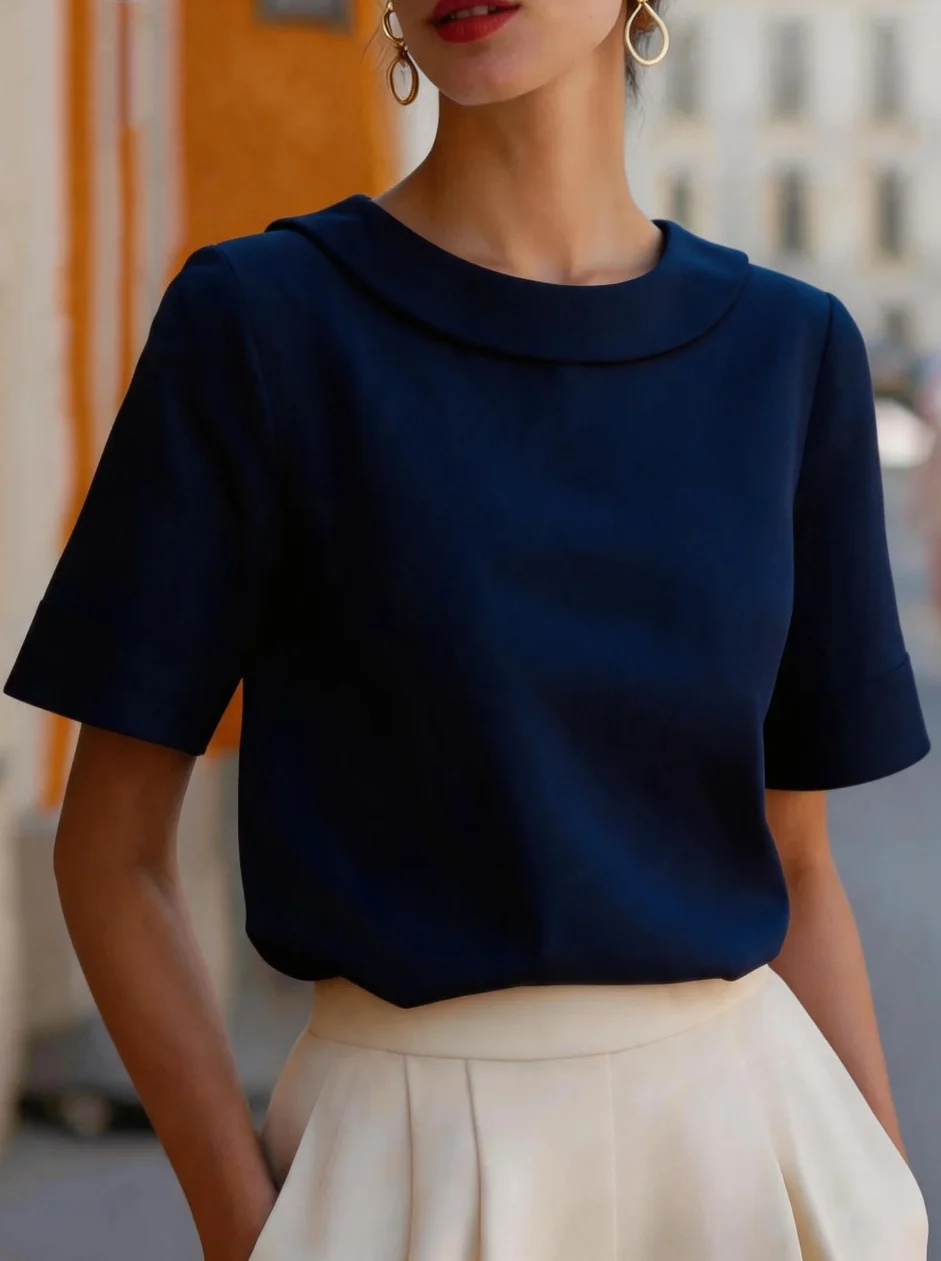Chemisier d'été décontracté à  - Women Formal Wear Tops avis et prix