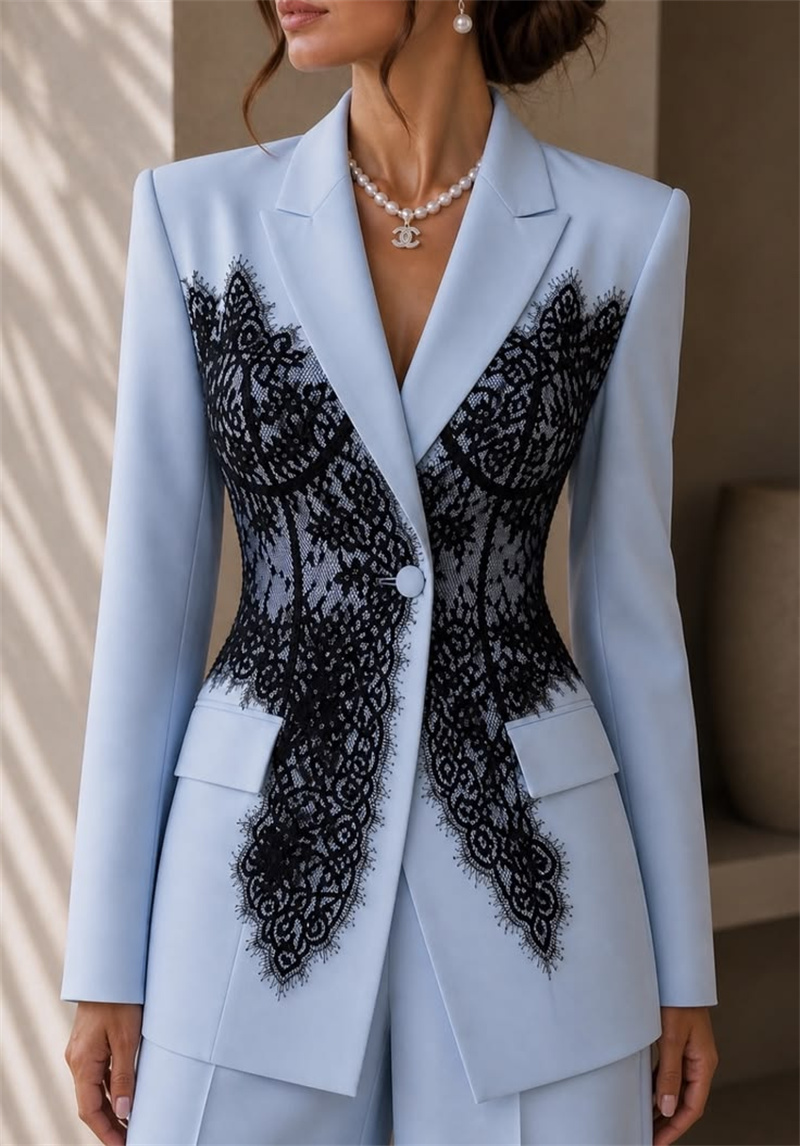 Ensemble de costumes bleus pou - Women'S Formal Wear For A Wedding avis et prix
