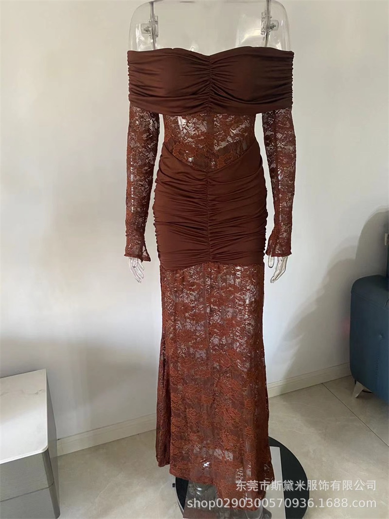 Sexy dentelle sirène femmes Ro - Women Formal Party Wear Dress avis et prix