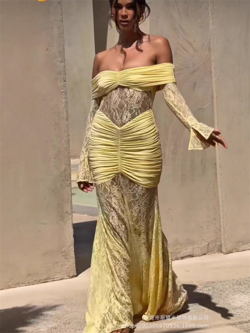 Sexy dentelle sirène femmes Ro - Women Formal Party Wear Dress avis et prix