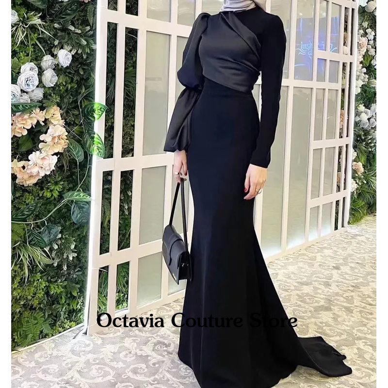 Robe sirène noire pour femmes, - Women Formal Wear Dubai avis et prix
