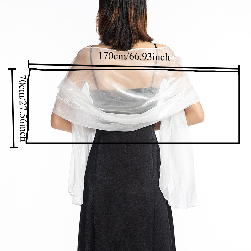Châle élégant de couleur unie  - Female Formal Wear avis et prix