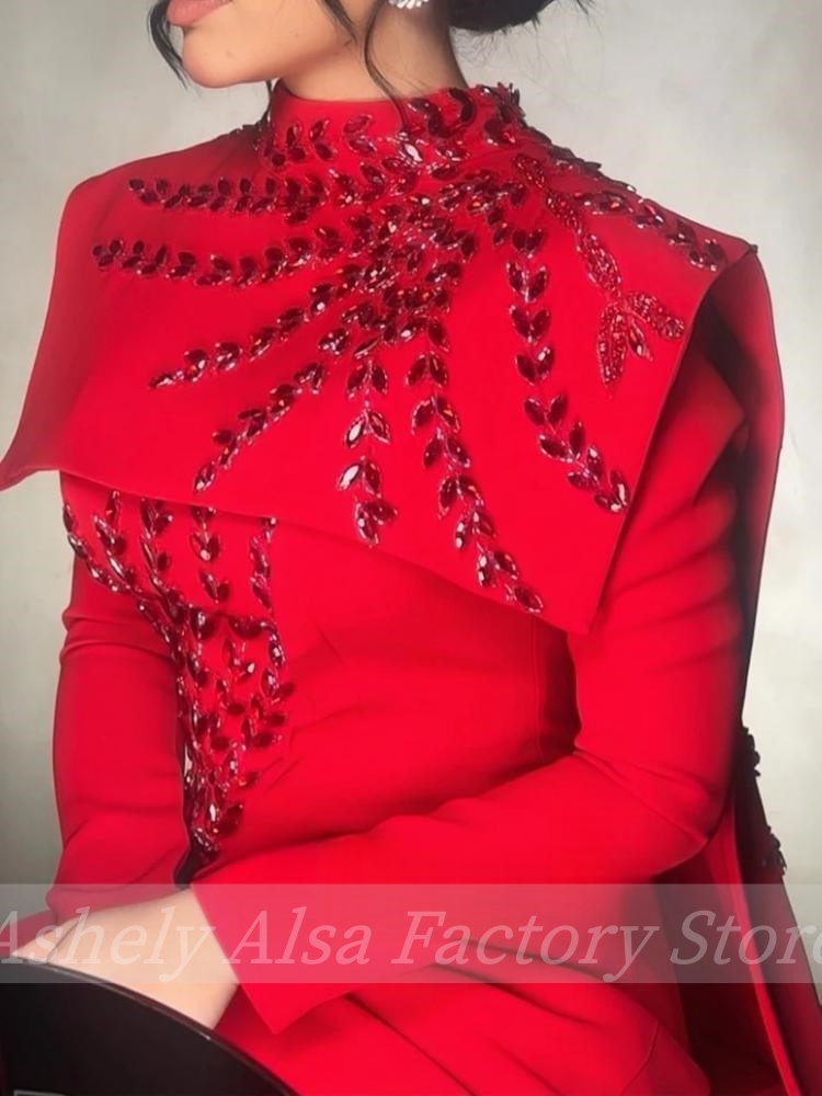 Robe de soirée rouge personnal - Women Formal Party Wear Dress avis et prix