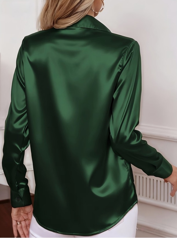 Chemisier pour femmes en satin - Women'S Office Formal Wear For Ladies avis et prix