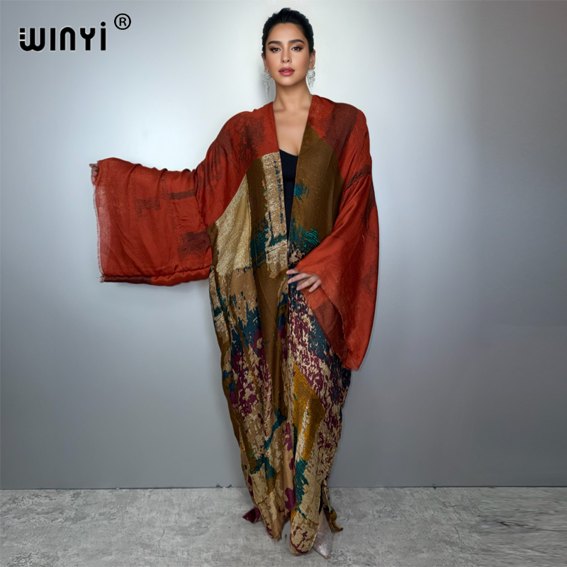 WINYI kimono imprimé à l'huile - Young Women'S Formal Wear avis et prix